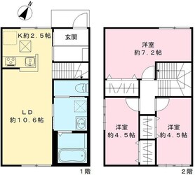 浦和区上木崎戸建Cの物件間取画像